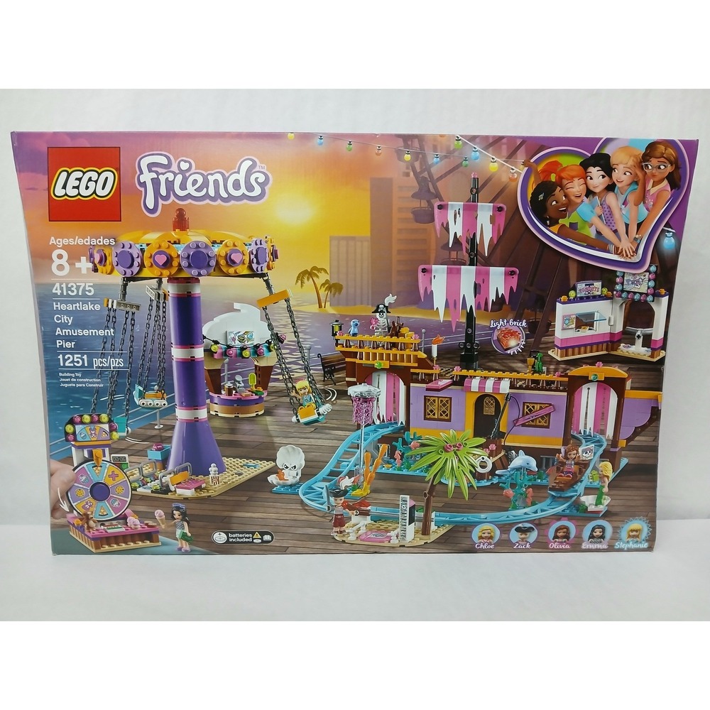 LEGO Friends‎ Heartlake City Amusement Pier 41375 Building Kit 1251 Pieces New
